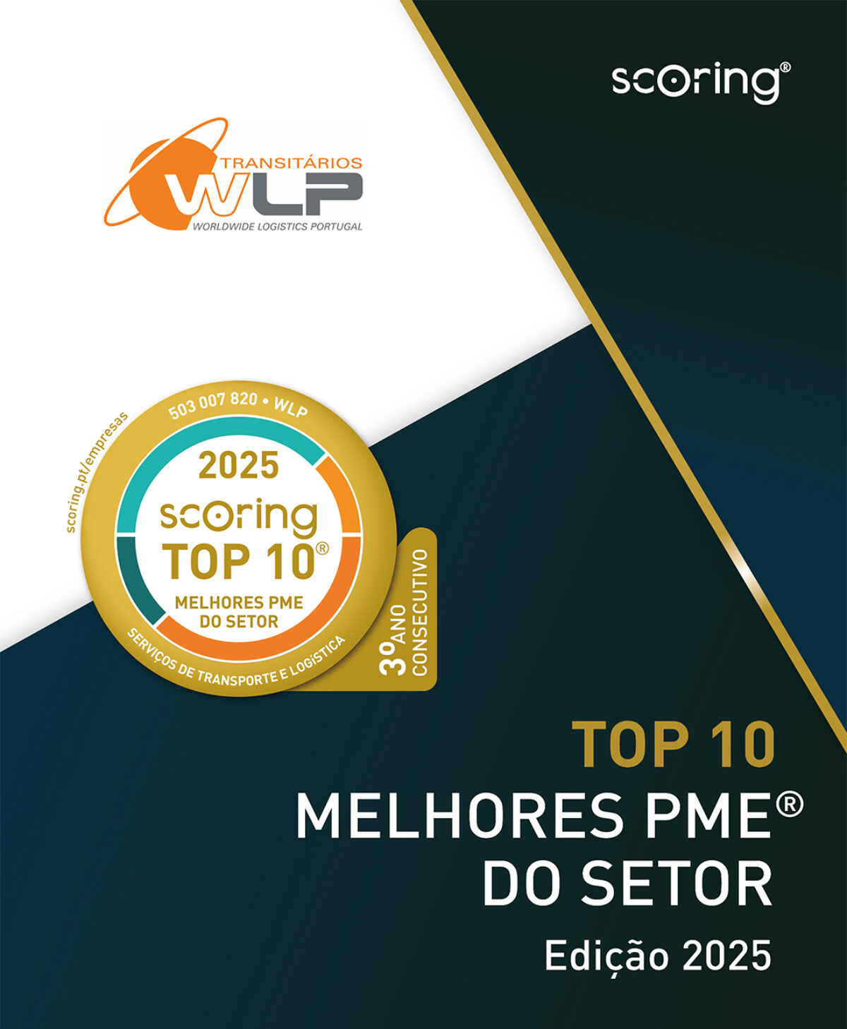 Top 10 PME do setor. Top 10 SMEs in the sector. Top 10 PYMES del sector.